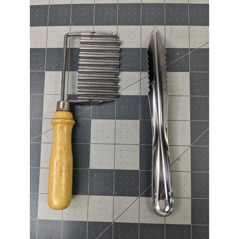 Kitchen Gadget Tools‎ French Fry Crinkle Cutter Hoan Zester Spiral Slicer Peeler